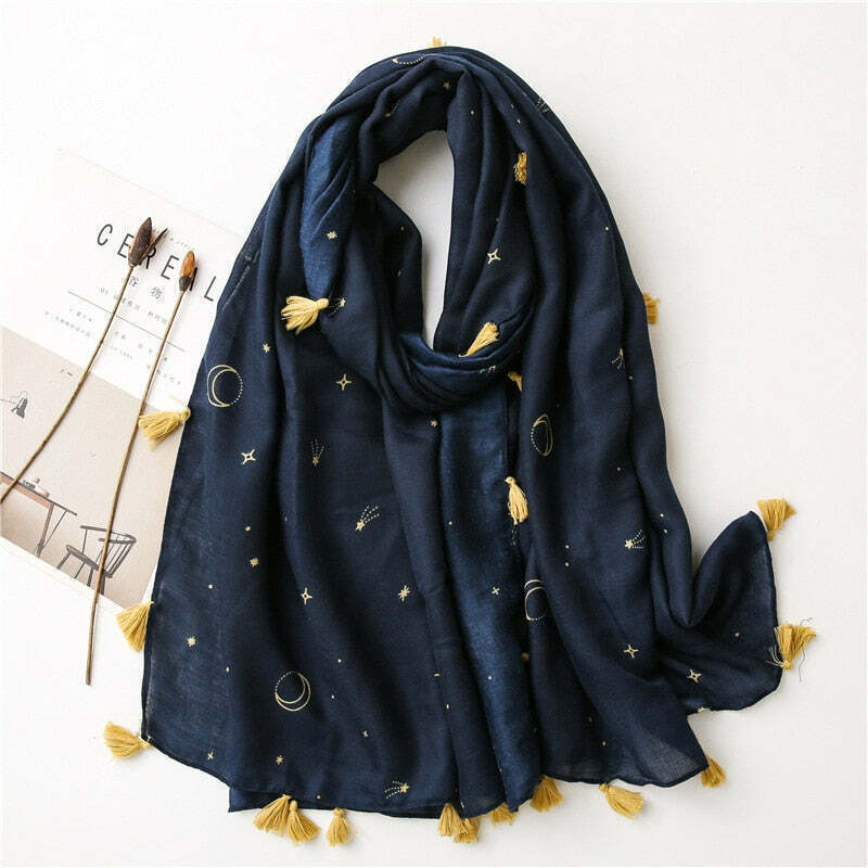 Venice Cotton Scarf - Style 12