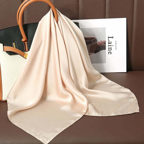 Lenço Toque de Seda Cores Lisas 70x70cm - Cor 14