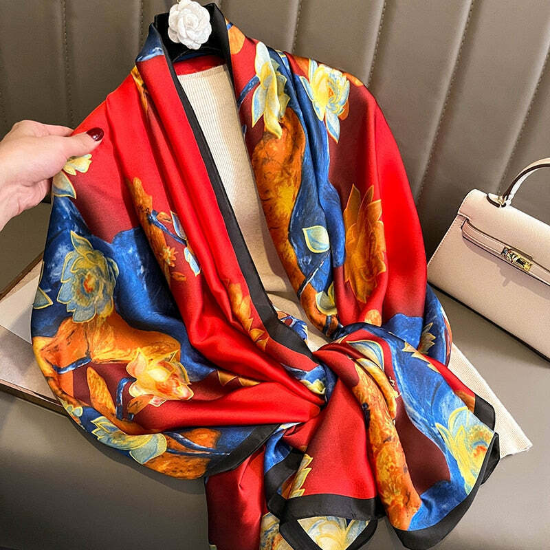 Milan Silk Touch Scarf - Style 51