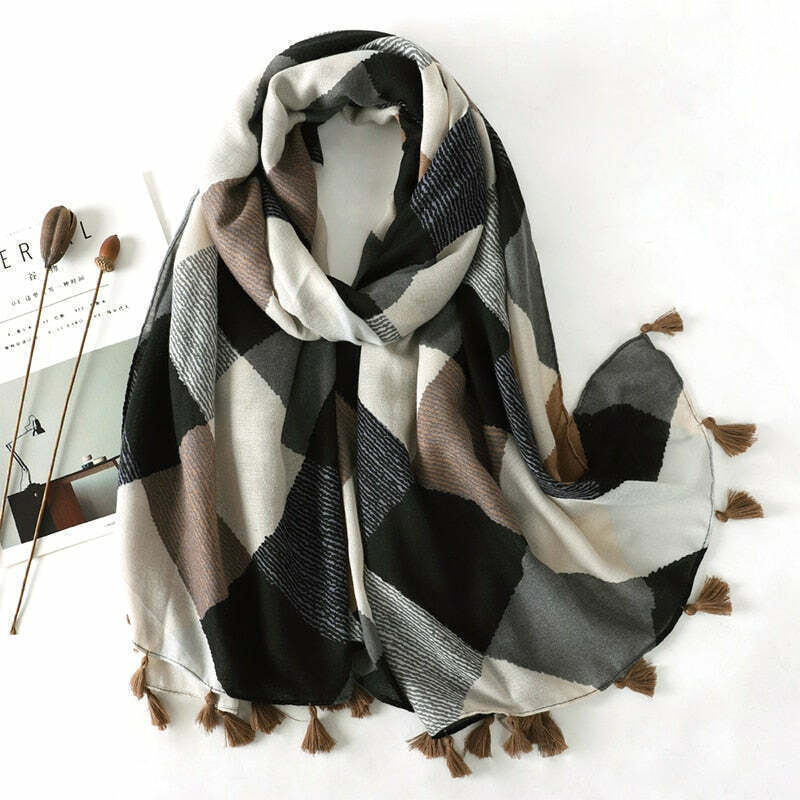 Venice Cotton Scarf - Style 4