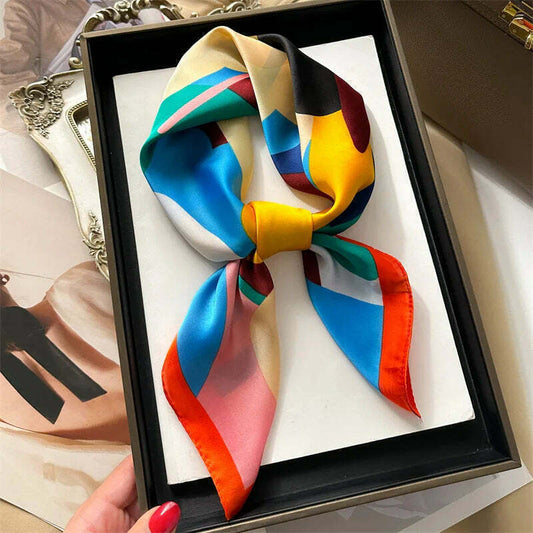 Lenço Toque de Seda Ravena 70x70cm - Estilo 43