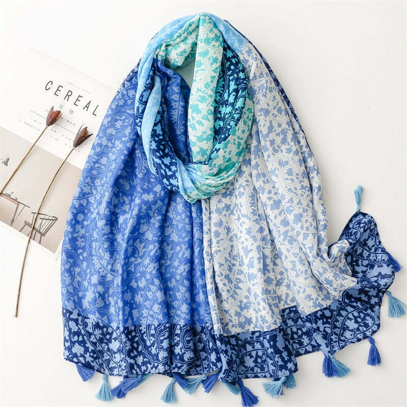 Venice Cotton Scarf - Style 16